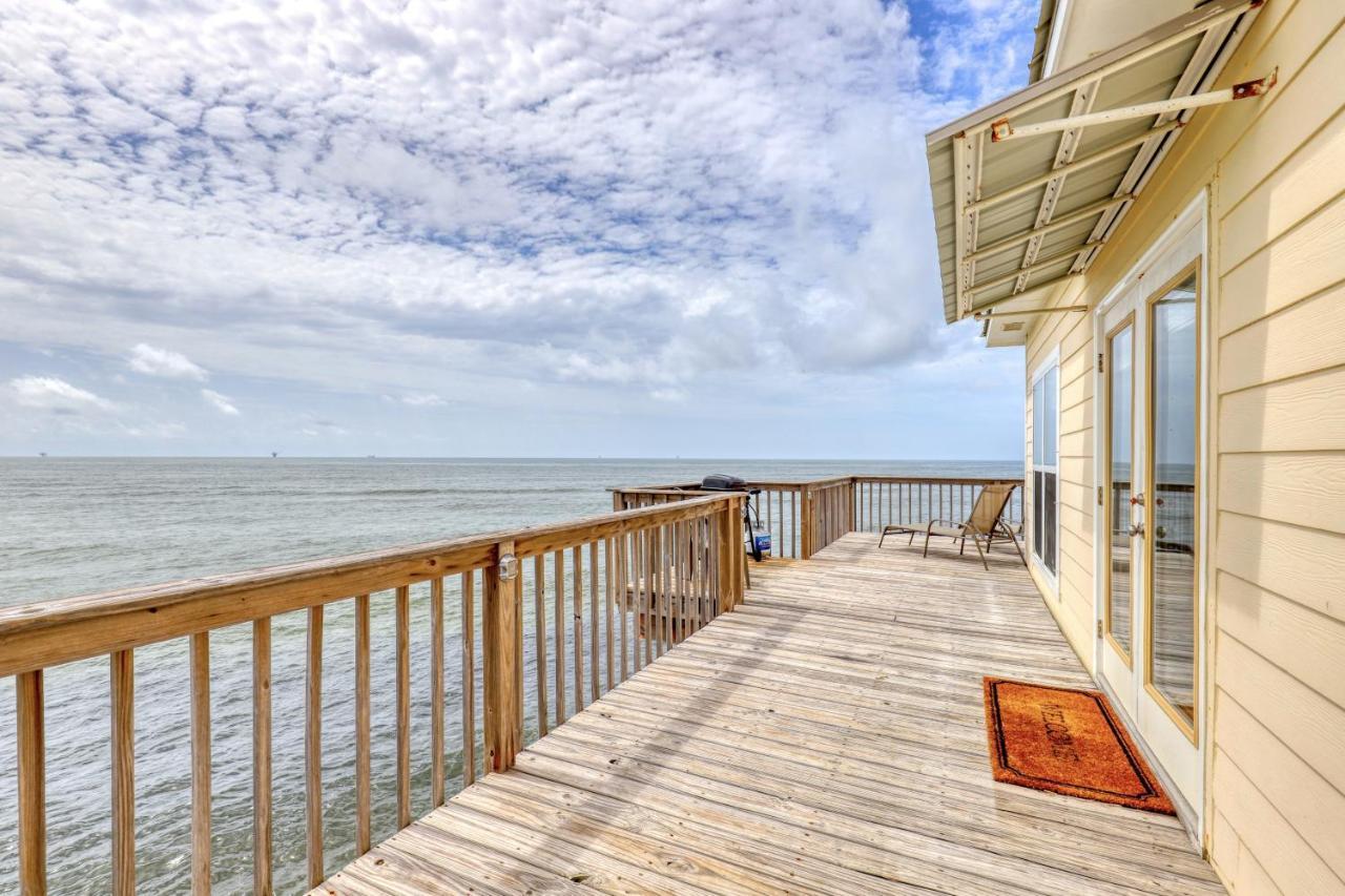 Villa Delphinus - Beachfront! And Pet Friendly! Feel The Ocean Breezed And Hear The Waves Lapping Right At Your Doorstep! Home Dauphin Island Extérieur photo